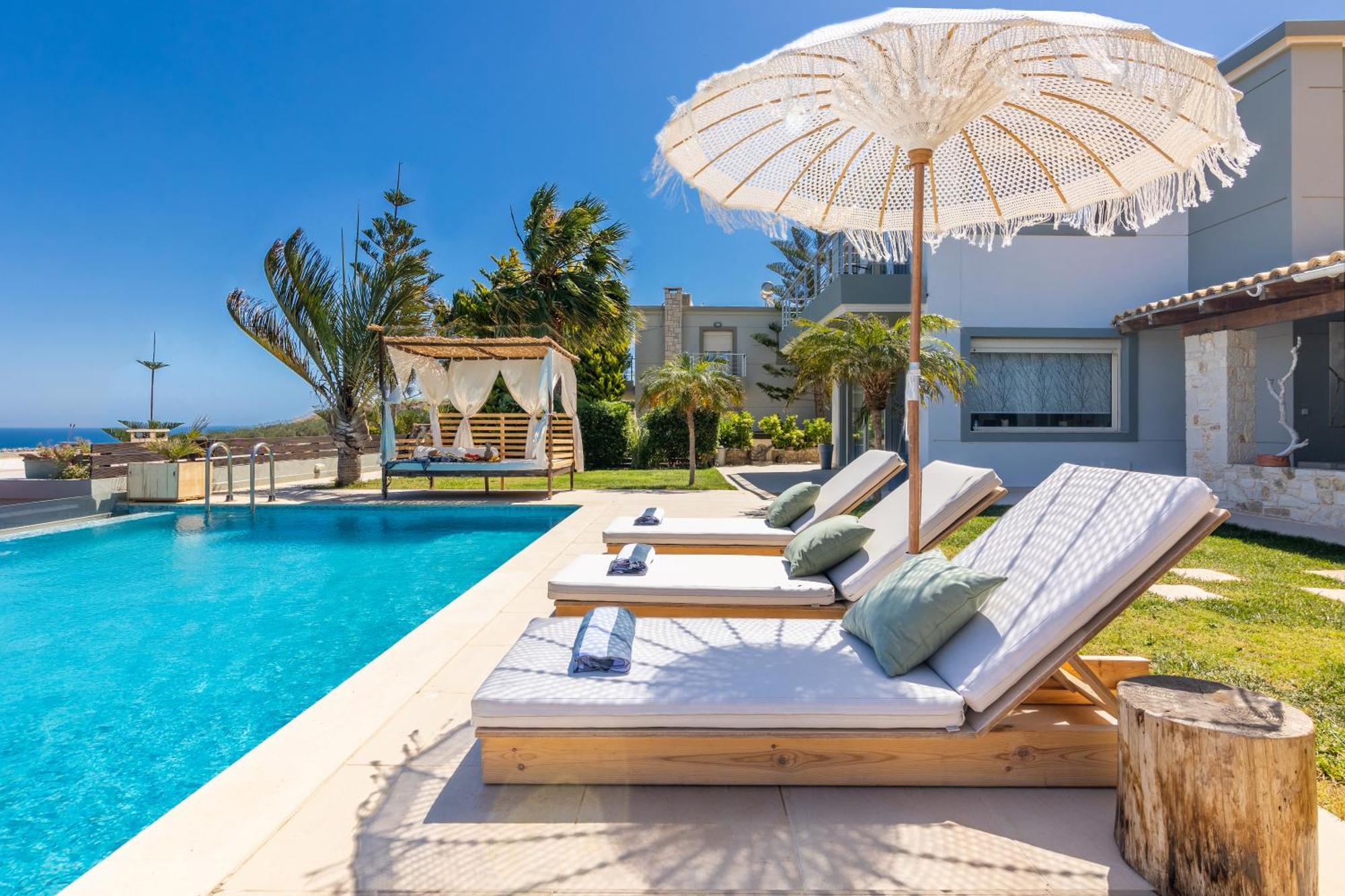 Luxury Holiday Villas Gouves Extérieur photo